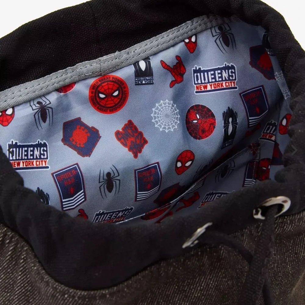 Loungefly Marvel Spider-Man Icons Patches Mini Backpack - BoxLunch Exclusive